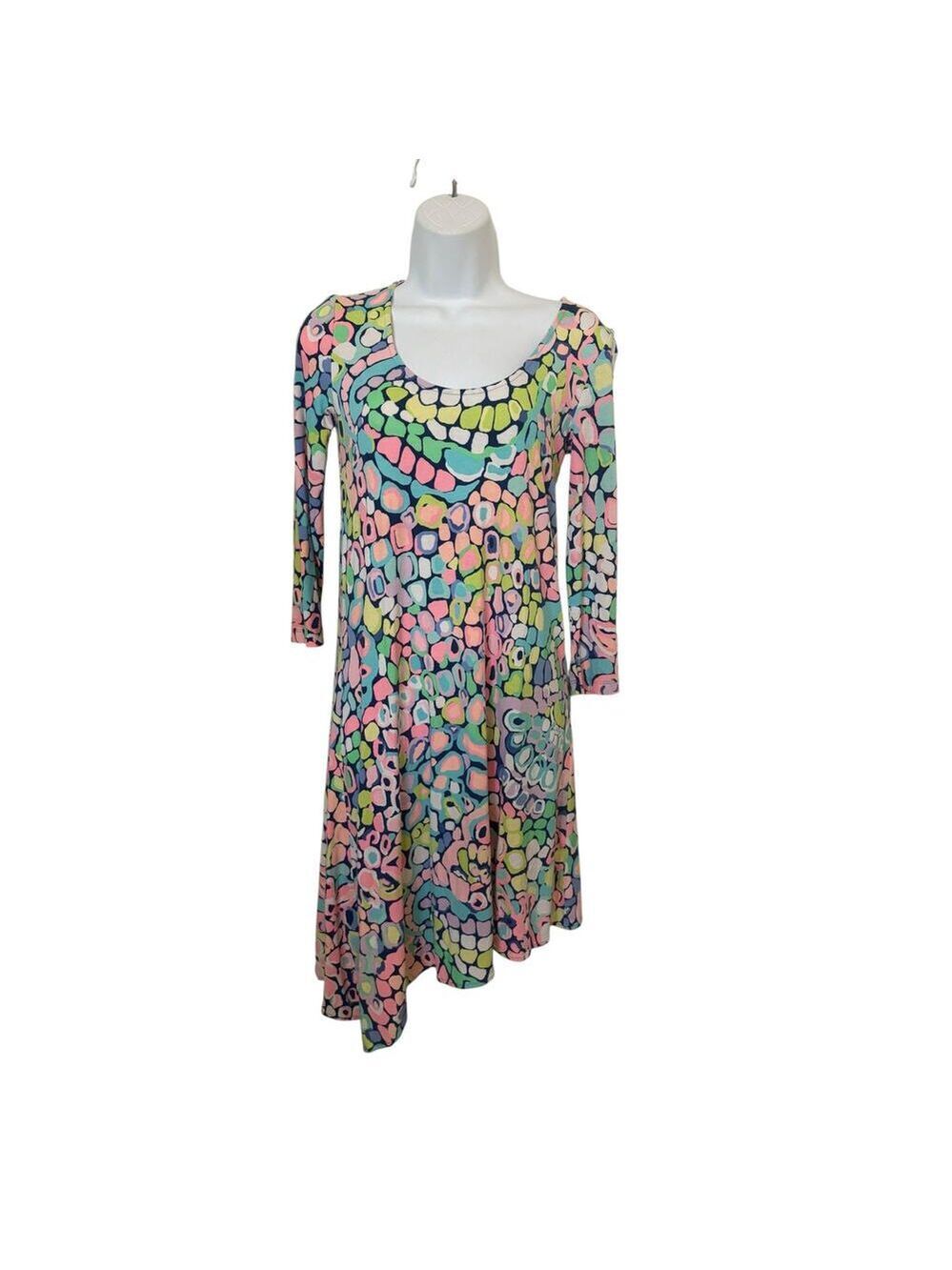 Lilly Pulitzer Multicolor Ariana Asymmetrical Stretch Dress XS